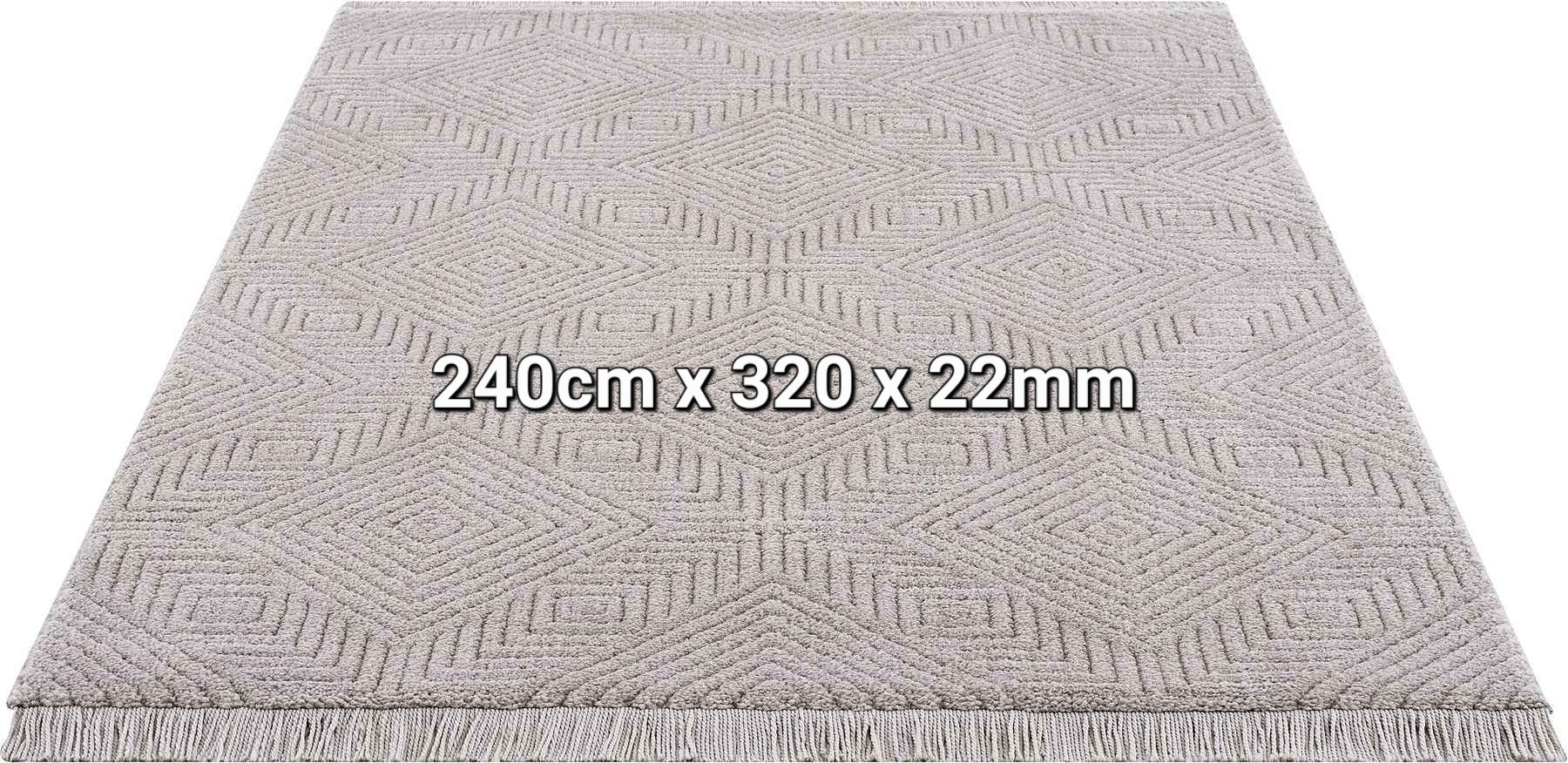 Teppich Duchesse-240 Leonique, Höhe: 22 mm, Teppich Sonderposten-Saar – Design, grafisches