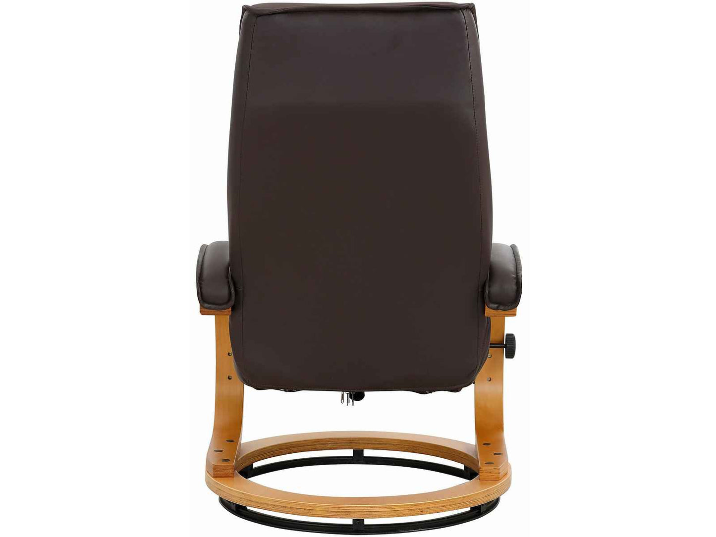 Relaxsessel »Paris-Dunkelbraun (2-St., bestehend aus Sessel und Hocker), in NaturLeder, Sitzhöhe 46 cm