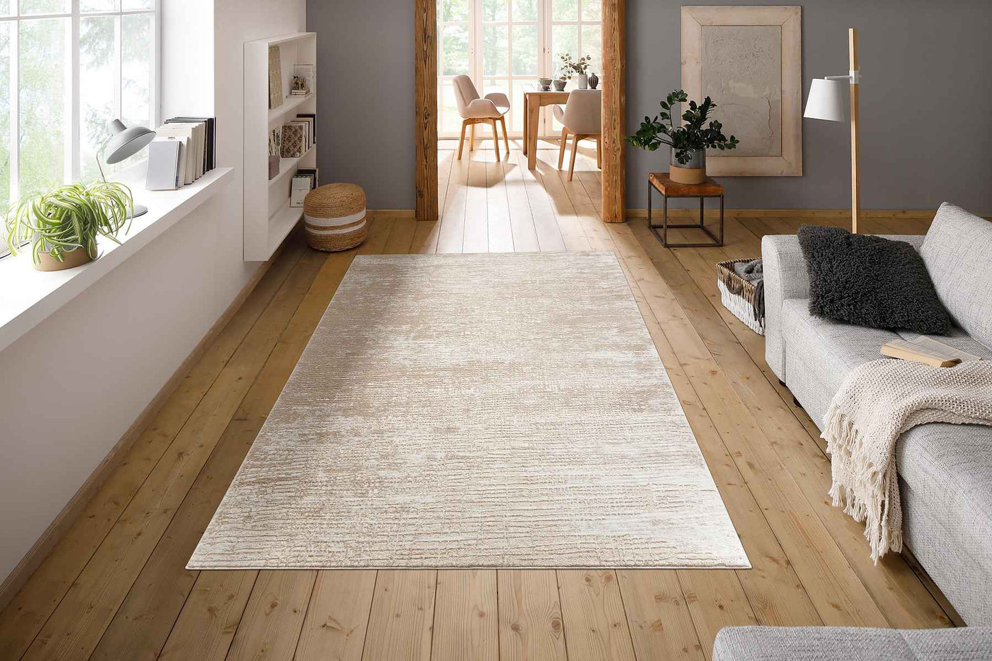 Teppich [Ariano-beige 160], Home affaire, rechteckig, Höhe 12 mm, Hoch –  Sonderposten-Saar