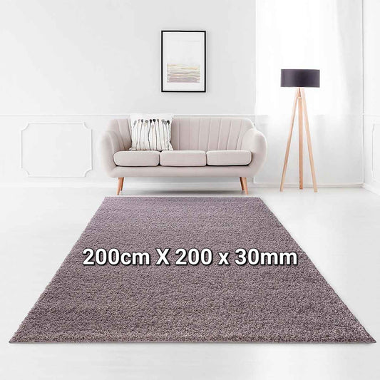 Teppich-Hochflor »Shaggy 30 Hell-Lavendel«, Home affaire, rechteckig, Höhe 30 mm, Teppich, Uni Farben, besonders weich und kuschelig
