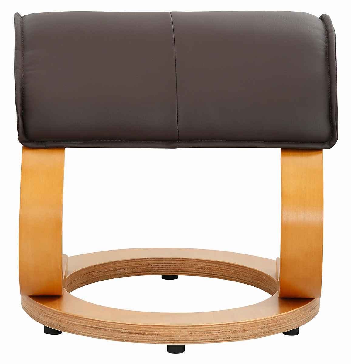 Relaxsessel »Paris-Dunkelbraun (2-St., bestehend aus Sessel und Hocker), in NaturLeder, Sitzhöhe 46 cm