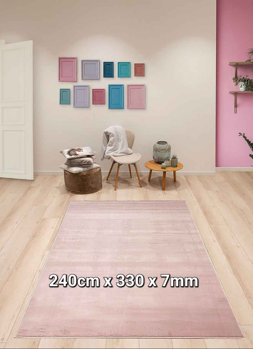 Teppich »Paddy«, my home, rechteckig, Höhe 7 mm, flacher Teppich einfarbig weich Wohnzimmer Schlafzimmer Esszimmer