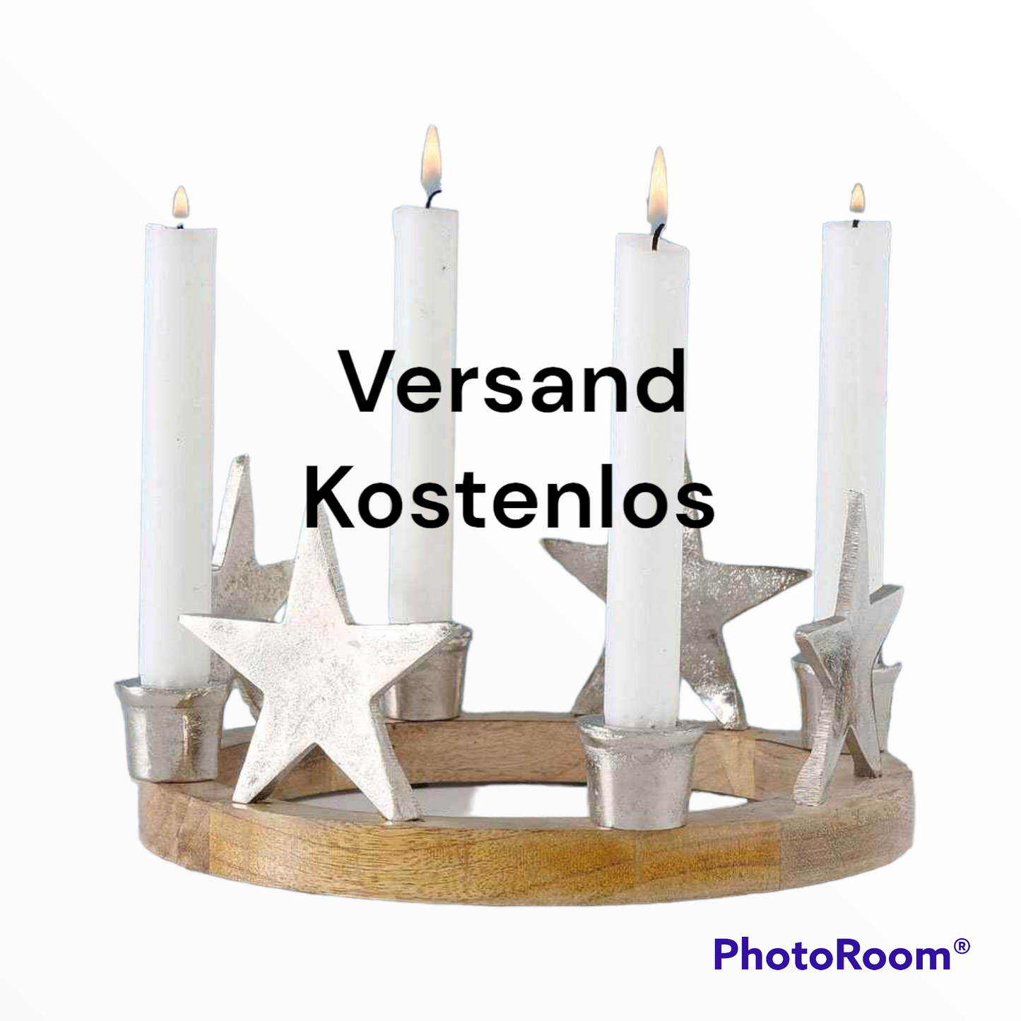 Kerzenhalter »Hemlund« (1 St), Adventsleuchter, 4-flammig, Ø ca. 26 cm / kostenloser Versand
